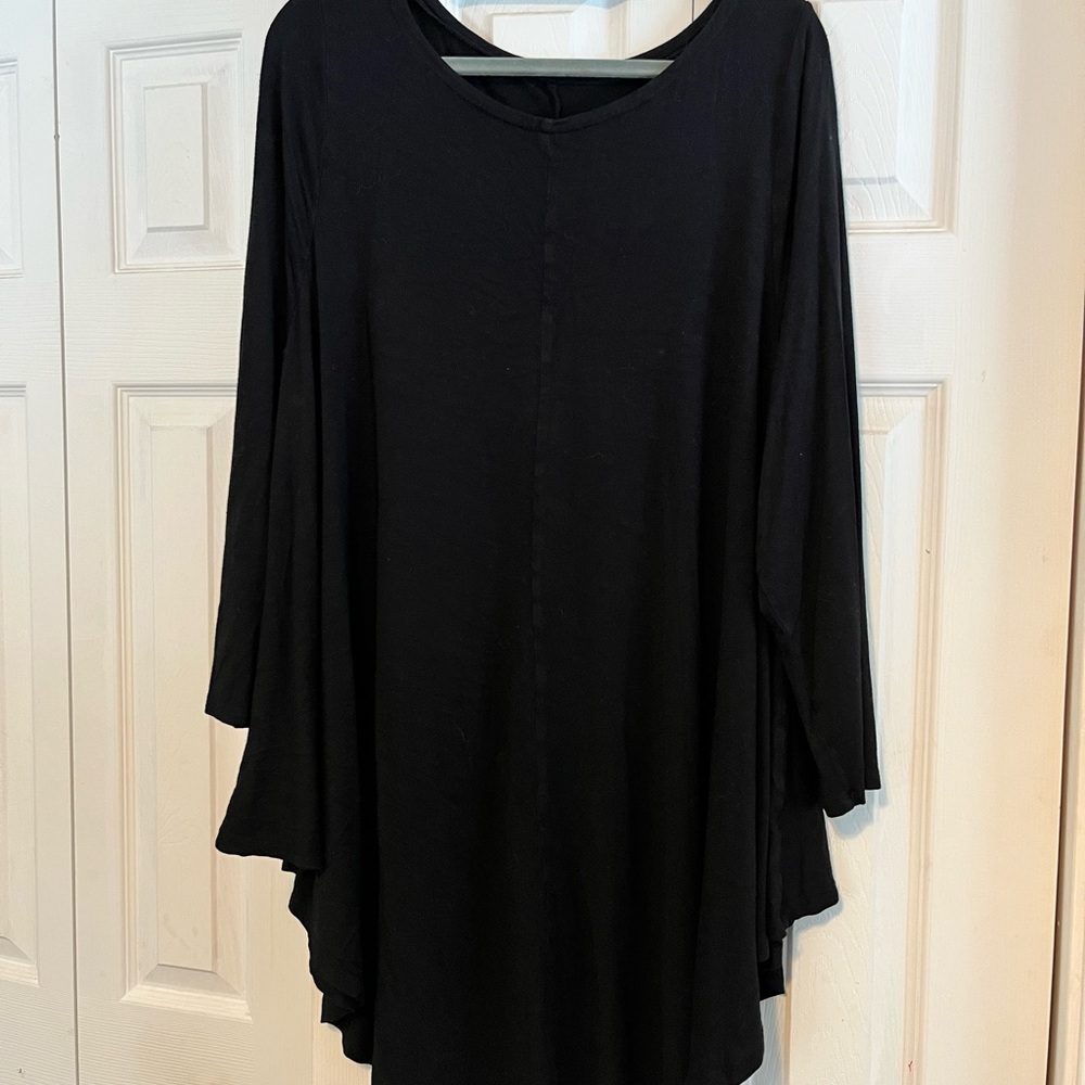 Roaman's Black Tunic Top